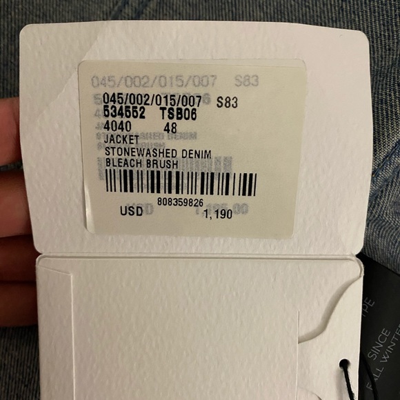 ღ Balenciaga women’s jeans jacket ღ - Picture 8 of 8